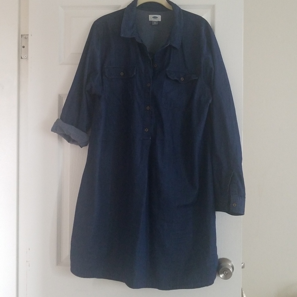 Chambray Shirt Dress
